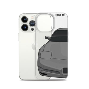 Pewter Gray C5 Corvette Z06 - iPhone Case