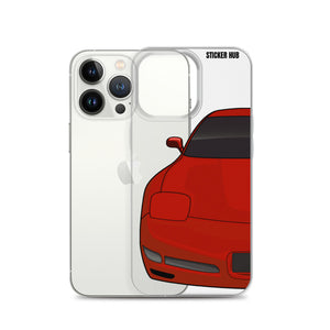 Torch Red C5 Corvette Z06 - iPhone Case