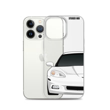 Load image into Gallery viewer, White C6 Corvette - iPhone Case