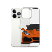 Load image into Gallery viewer, Orange C7 Corvette Zr1 - iPhone Case