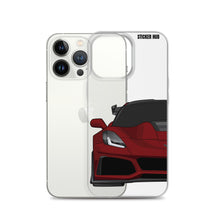 Load image into Gallery viewer, Long Beach Red C7 Corvette Zr1 - iPhone Case