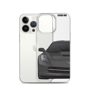 Gray C7 Corvette Stingray - iPhone Case