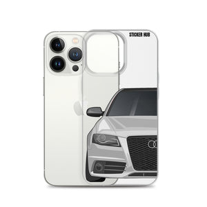 Silver B8 Audi S4 - iPhone Case