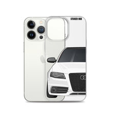 Load image into Gallery viewer, White B8 Audi S4 - iPhone Case