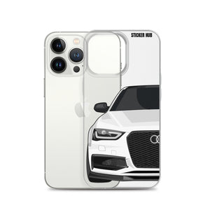 White B8.5 Audi S4 - iPhone Case