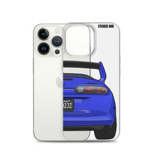 Load image into Gallery viewer, Blue Toyota Supra - iPhone Case