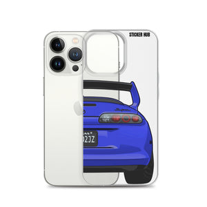 Blue Toyota Supra - iPhone Case