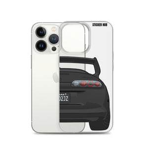 Black Toyota Supra - iPhone Case