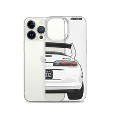 Load image into Gallery viewer, White Toyota Supra - iPhone Case