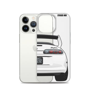 White Toyota Supra - iPhone Case