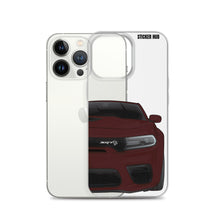 Load image into Gallery viewer, Octane Red Charger Hellcat (Widebody) - iPhone Case