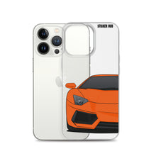 Load image into Gallery viewer, Orange Lamborghini Aventadoor - iPhone Case