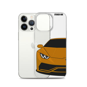 Orange Lamborghini Huracan - iPhone Case