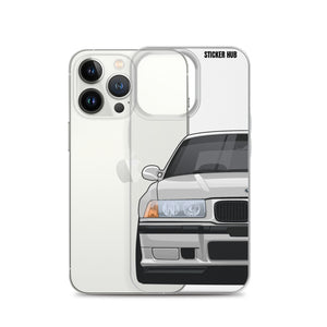 Silver BMW E36 - iPhone Case