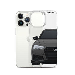 Gray B9 Audi S4 "Facelift" - iPhone Case