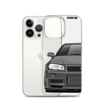 Load image into Gallery viewer, Gray R34 Nissan GTR - iPhone Case