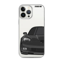 Load image into Gallery viewer, Black C6 Corvette Z06 - iPhone Case