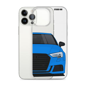 Turbo Blue B9 Audi S3 - iPhone Case