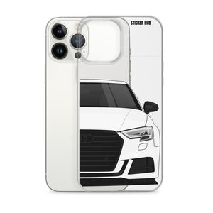 White B9 Audi S3 - iPhone Case