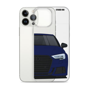 Navarra Blue B9 Audi S3 - iPhone Case