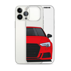 Tango Red B9 Audi S3 - iPhone Case