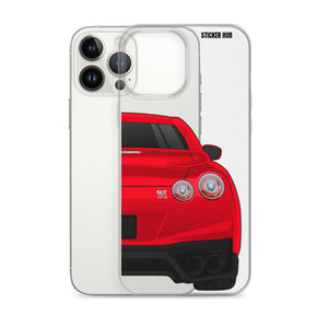 Solid Red R35 Nissan GTR - iPhone Case