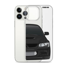 Load image into Gallery viewer, Black Mitsubishi Evo - iPhone Case