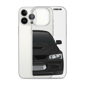 Black Mitsubishi Evo - iPhone Case