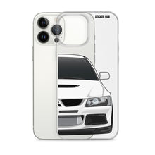 Load image into Gallery viewer, White Mitsubishi Evo - iPhone Case