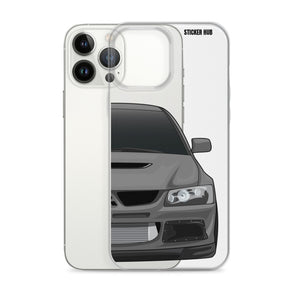 Gray Mitsubishi Evo - iPhone Case