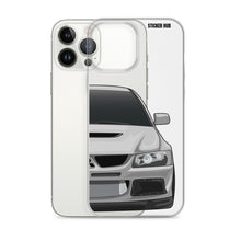 Load image into Gallery viewer, Silver Mitsubishi Evo - iPhone Case