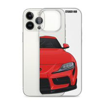 Load image into Gallery viewer, Renaissance Red MKV Toyota Supra - iPhone Case