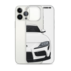 White MKV Toyota Supra - iPhone Case