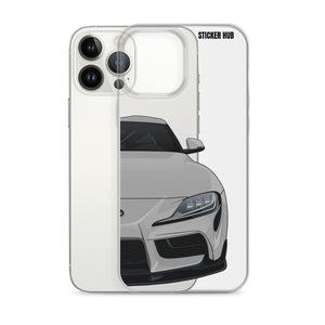 Silver MKV Toyota Supra - iPhone Case