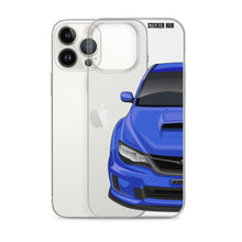 Load image into Gallery viewer, WR Blue 09-14 Subaru WRX STI - iPhone Case