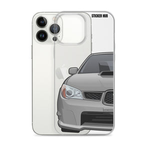 Crystal Grey 06-07 Subaru WRX STI - iPhone Case