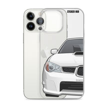 Load image into Gallery viewer, White 06-07 Subaru WRX STI - iPhone Case