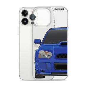 WR Blue Pearl 03-05 Subaru WRX STI - iPhone Case