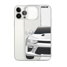 Load image into Gallery viewer, White 6th Gen Camaro SS - iPhone Case