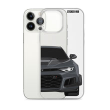 Load image into Gallery viewer, Gray 6th Gen Camaro ZL1 1LE - iPhone Case