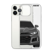 Load image into Gallery viewer, Gray 6th Gen Camaro ZL1 - iPhone Case