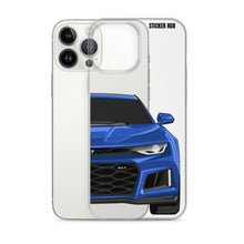 Load image into Gallery viewer, Hyper Blue 6th Gen Camaro ZL1 - iPhone Case