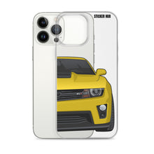 Load image into Gallery viewer, Rally Yellow 5th Gen Camaro ZL1 - iPhone Case