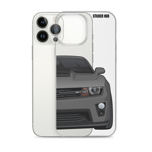 Ashen Grey 5th Gen Camaro ZL1 - iPhone Case