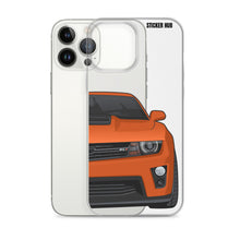 Load image into Gallery viewer, Inferno Orange 5th Gen Camaro ZL1 - iPhone Case