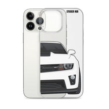 Load image into Gallery viewer, White 5th Gen Camaro ZL1 - iPhone Case