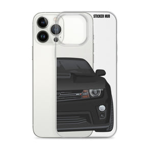 Black 5th Gen Camaro ZL1 - iPhone Case