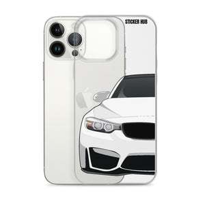 White BMW F80 - iPhone Case