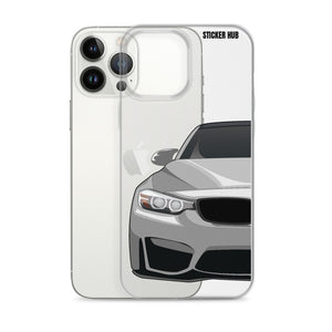 Silver BMW F80 - iPhone Case