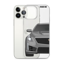 Load image into Gallery viewer, Silver Cadillac CTS-V - iPhone Case